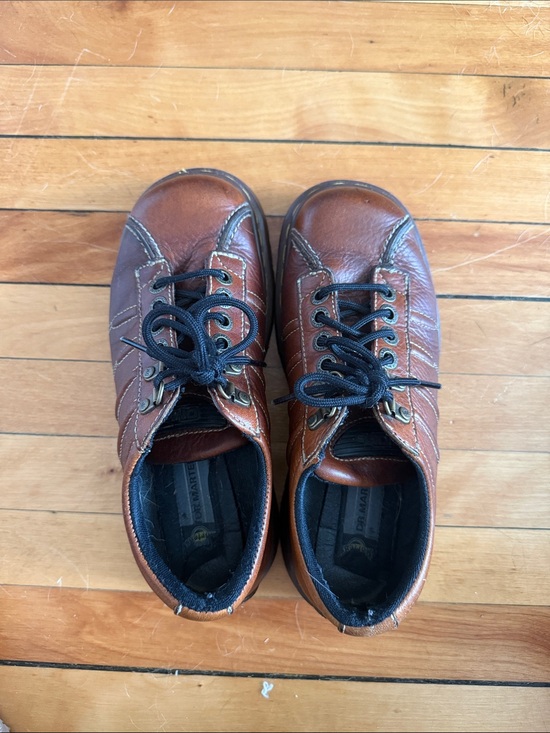 Dr. Martens Shoes - Doc Martens Brown Bowler Shoe